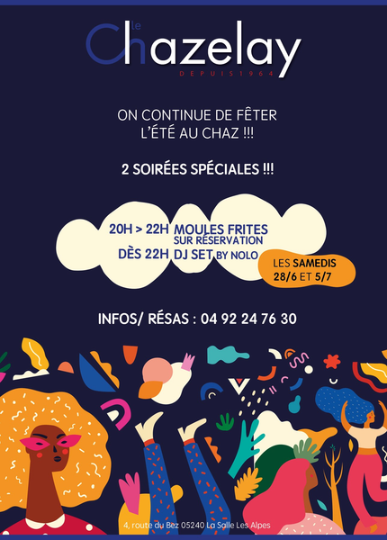 Dj Set & Moule frites au Chazelay_La Salle-les-Alpes