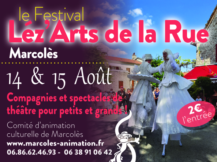 Festival “Léz’Arts de la Rue” à Marcolès