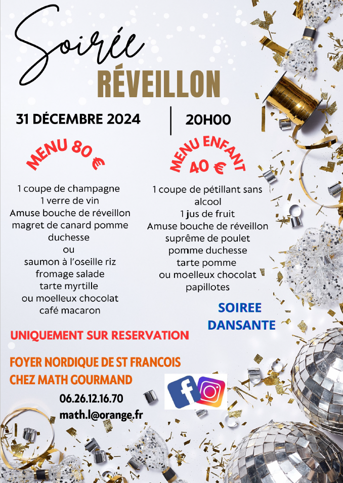 Soirée Réveillon à Nordicéa