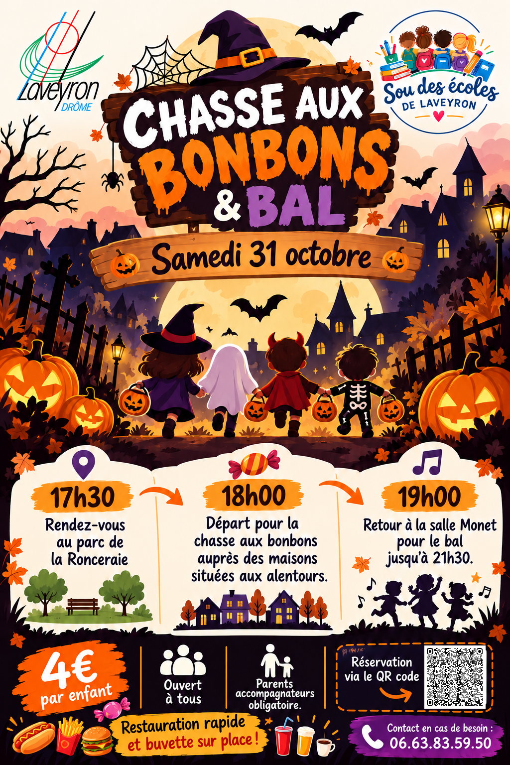 Affiche expliquant l'événement