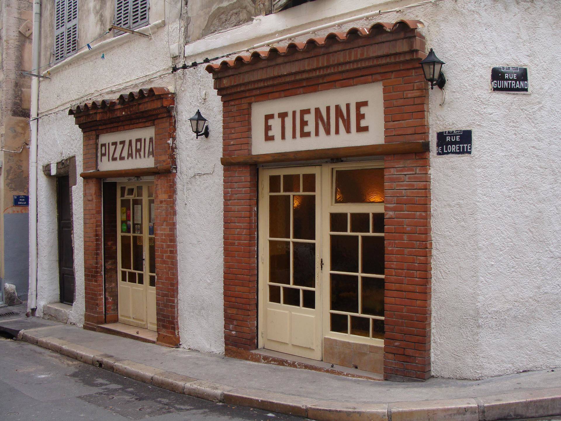 Pizzeria Chez Etienne Marseille.