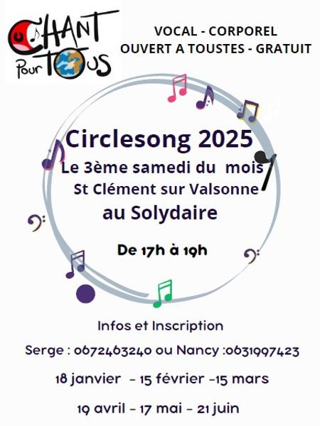 Chant pour tous - Circlesong 2025