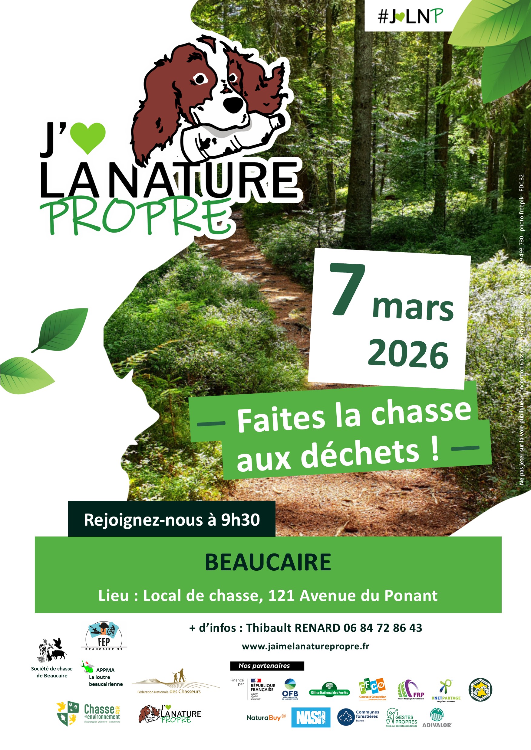 Opération citoyenne de ramassage de déchets - J'aime la nature propre_Beaucaire