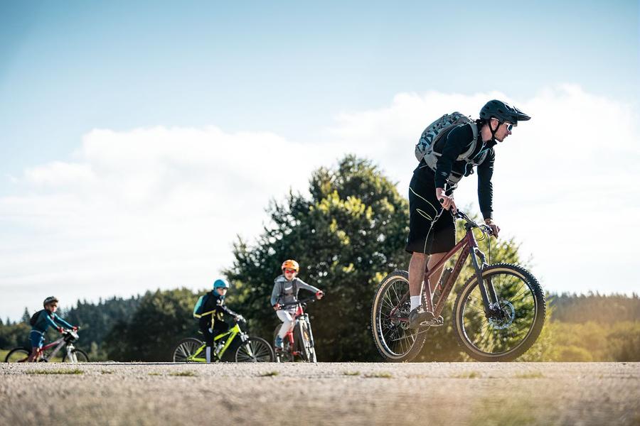 Piste bleue VTC - La Cavale - au départ de La Féclaz_La Féclaz
