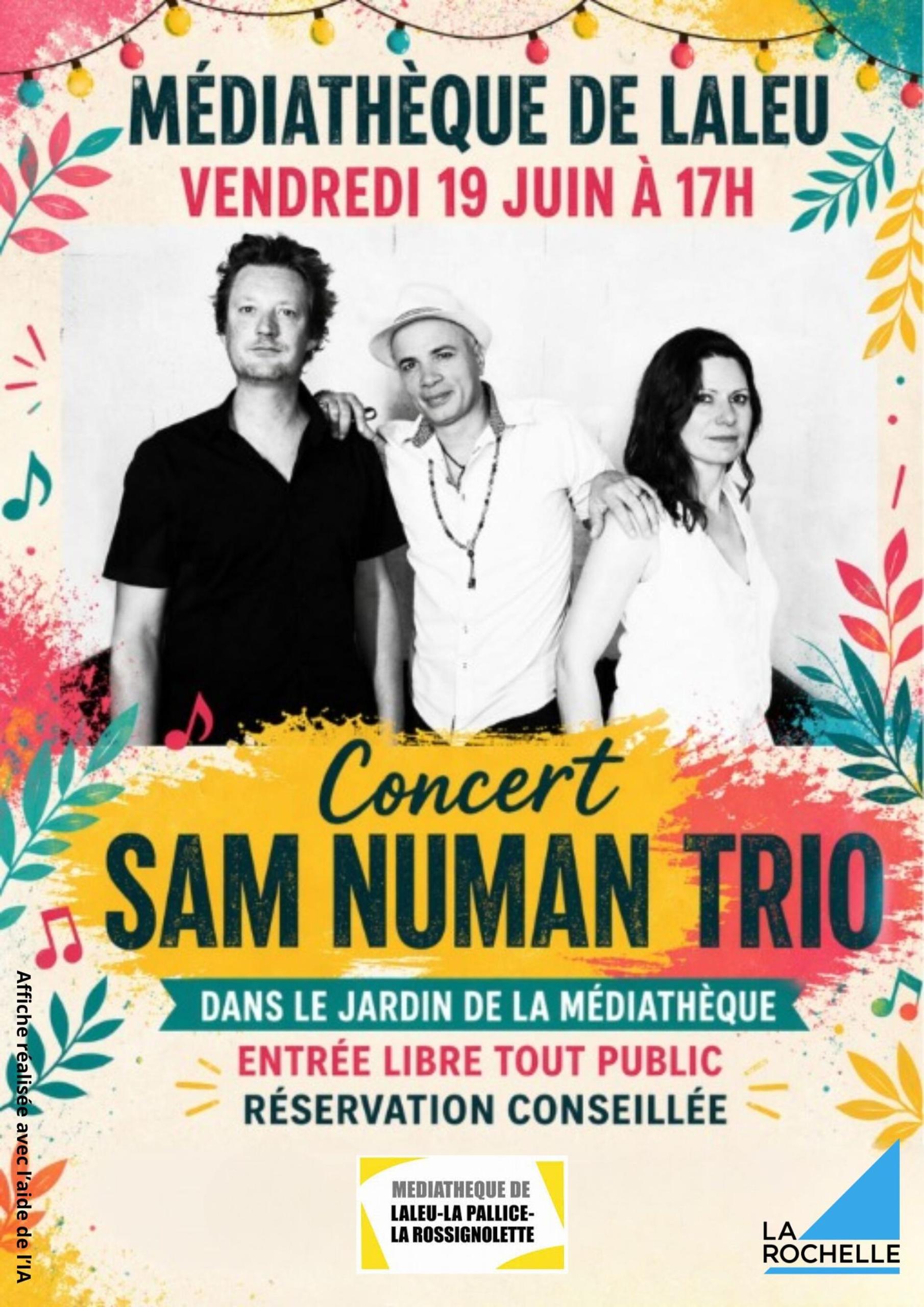 Concert - Sam Numan Trio
