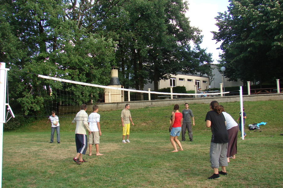 Terrain de volley