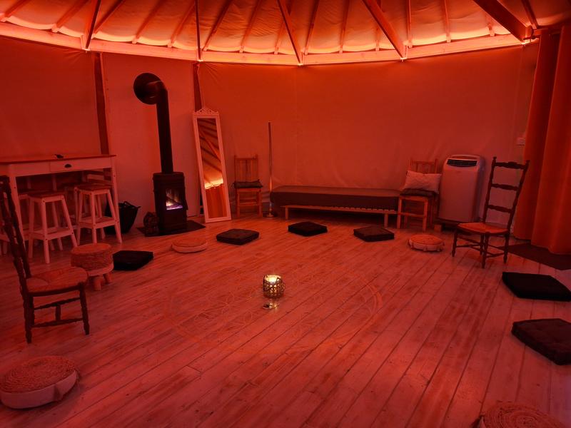 Yourte en mode activité Bien-Etre