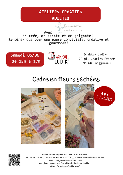 Atelier créatif adultes