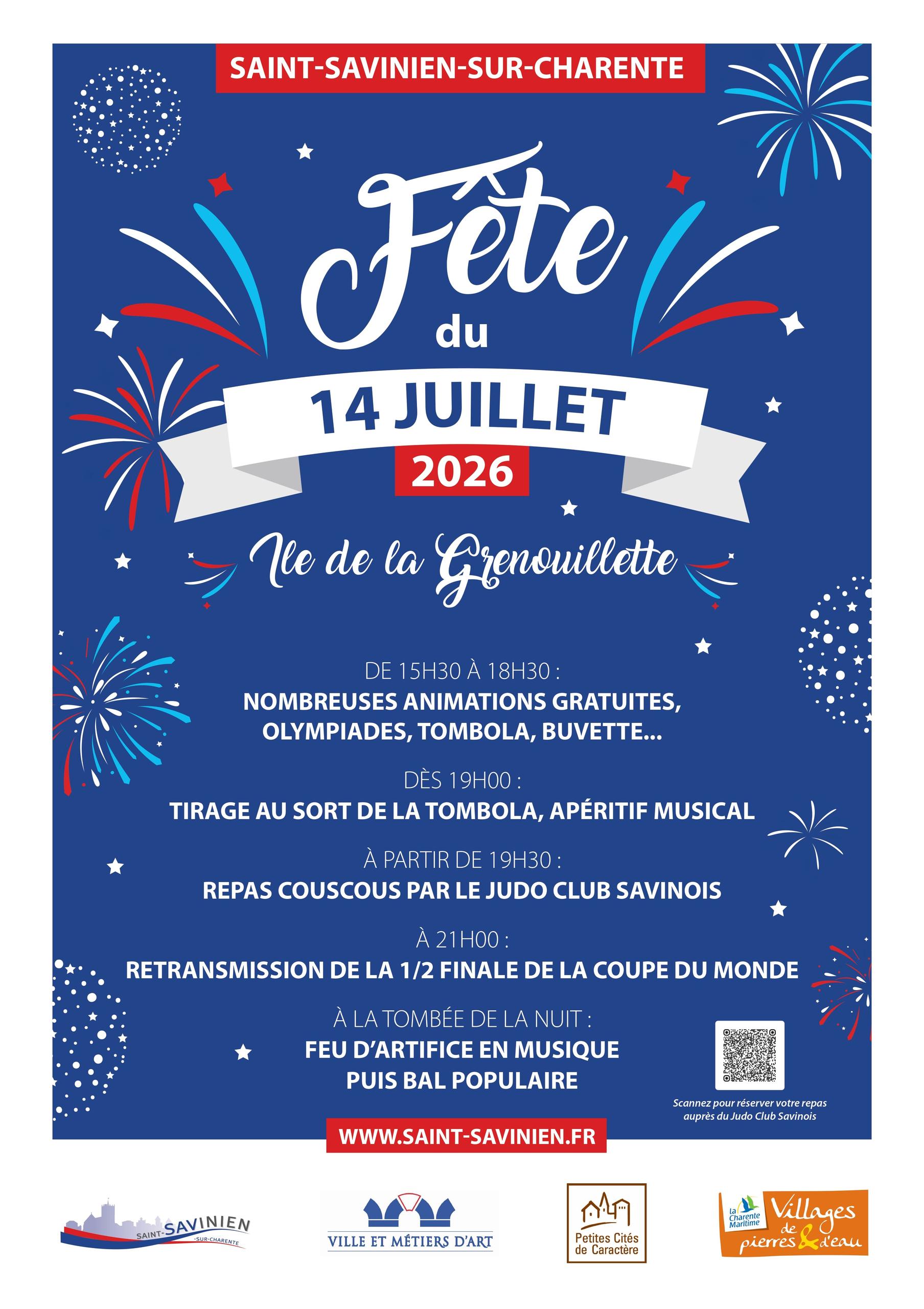 SAINT-SAVINIEN-SUR-CHARENTE CÉLÈBRE SON 14 JUILLET