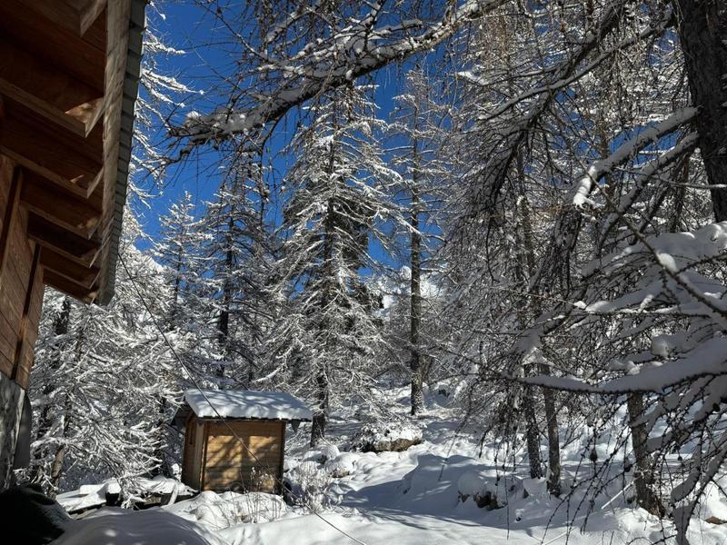 Gîte L'Esquirol en hiver-Belvédère-Gîtes de France des Alpes-Maritimes