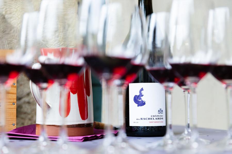 Dégustation au château des Bachelards