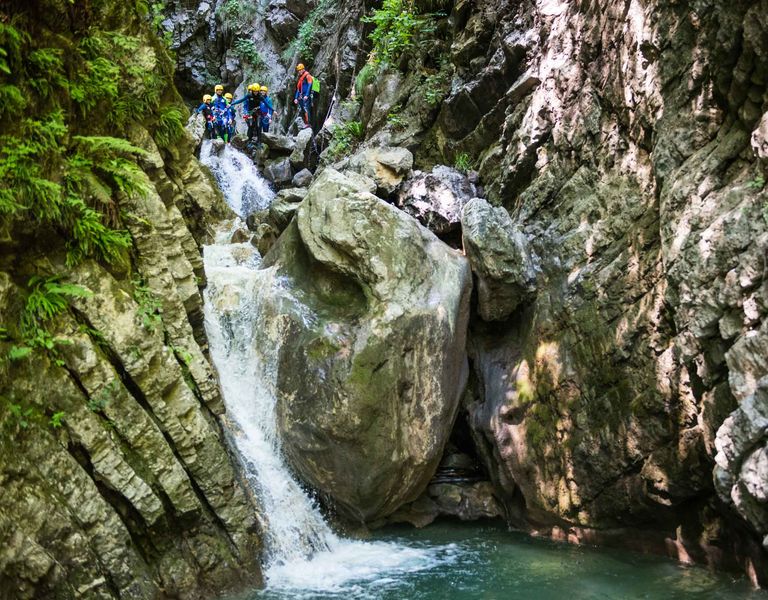 Annecy canyoning Montmin canyon et via ferrata