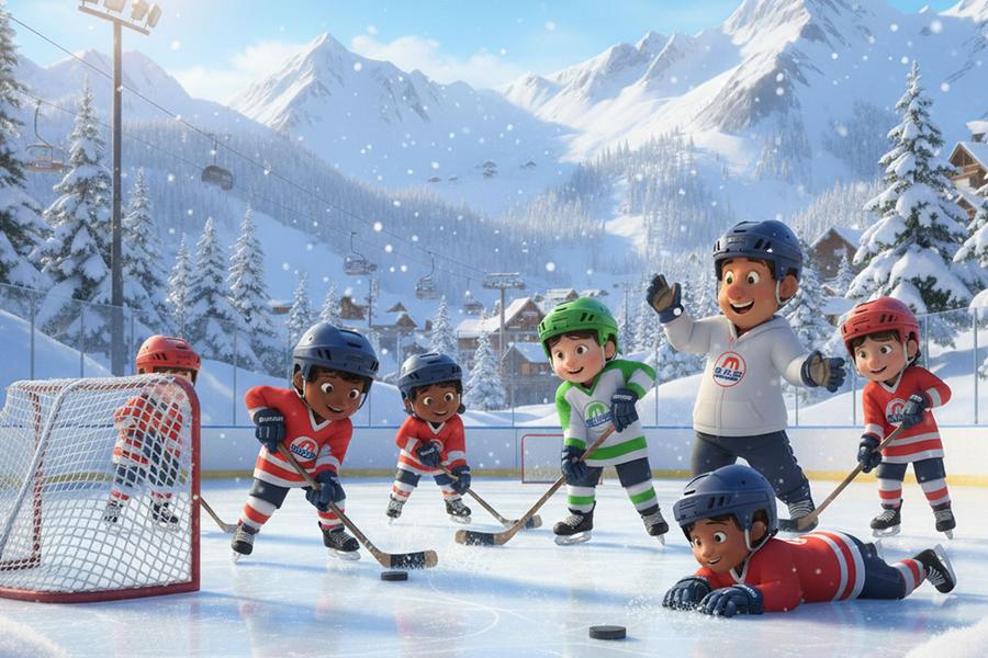 Découverte du hockey sur glace