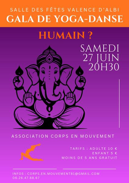 Gala de yoga-danse
