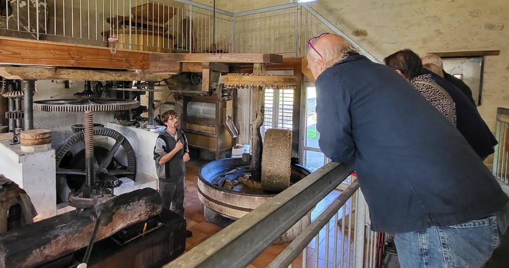Visite du moulin à eau de chez Bret