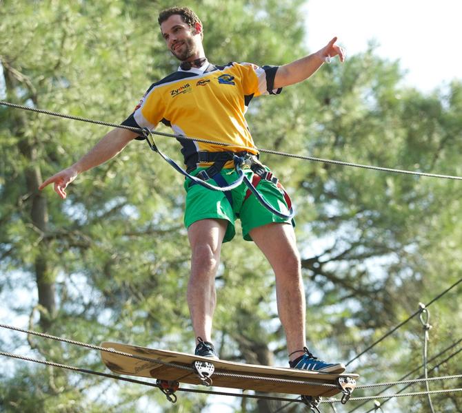 Parcours aventure dans les arbres 