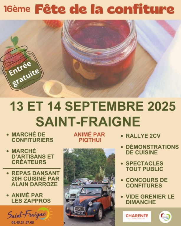 16ème Fête de la confiture_Saint-Fraigne