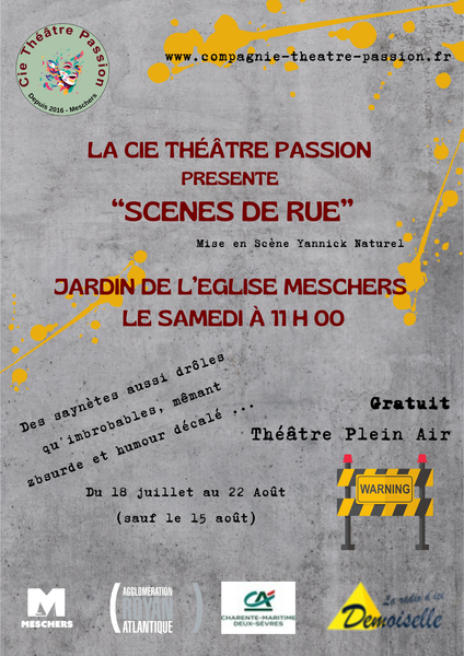 Théâtre plein air "scènes de rue"