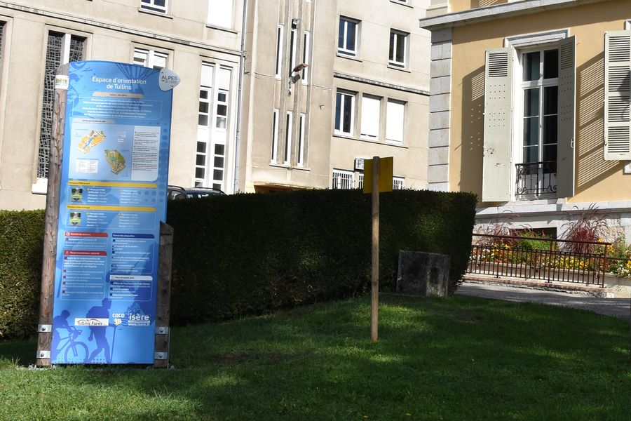 Parcours d'orientation, départ