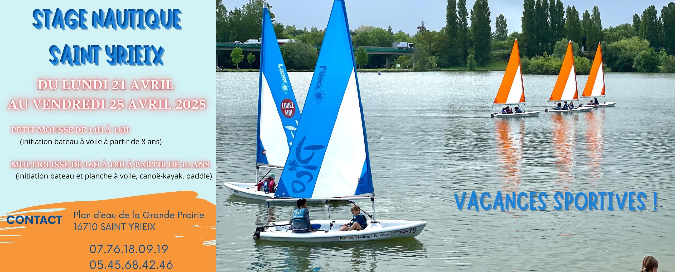 Stage d'activités nautiques