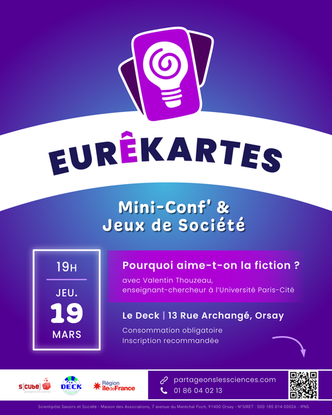 Eurêkartes - mini-conférence & jeux de société 