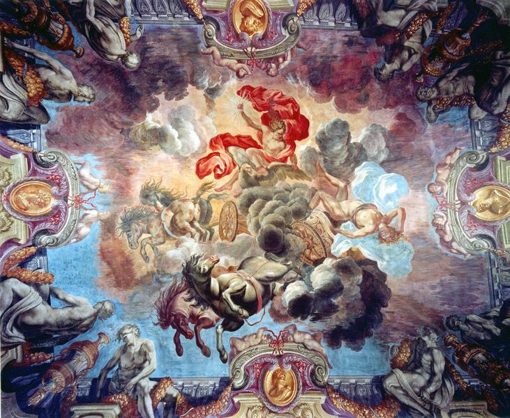 Chute de Phaéton, plafond du Grand Salon