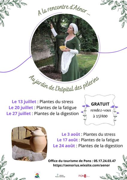 Ateliers sur les plantes médicinales avec Aénor