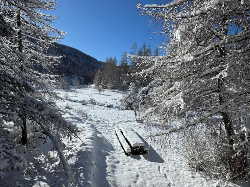 Gîte L'Esquirol en hiver-Belvédère-Gîtes de France des Alpes-Maritimes