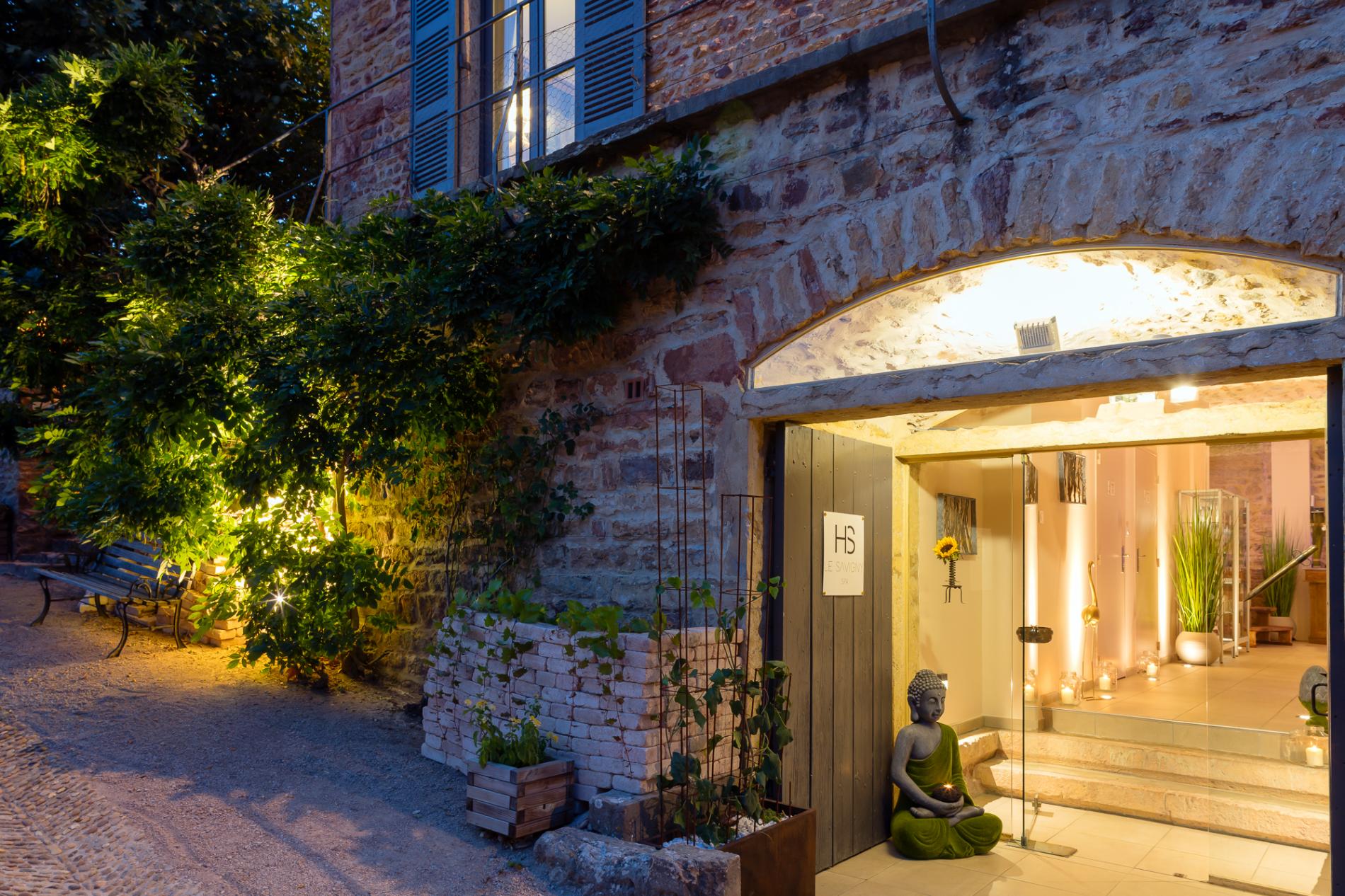 Entrée du spa