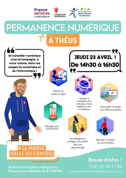 Permanence numérique à Théus