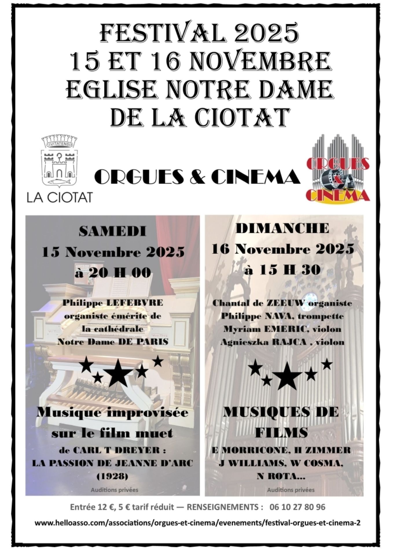 Festival Orgues & Cinéma