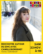 Rencontre autour du Zinc avec Camille Bordenet_Voiron