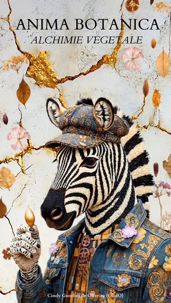 Affiche de l'exposition Anima botanica  : alchimie végétale de Cindy Gunther de Oliveira 