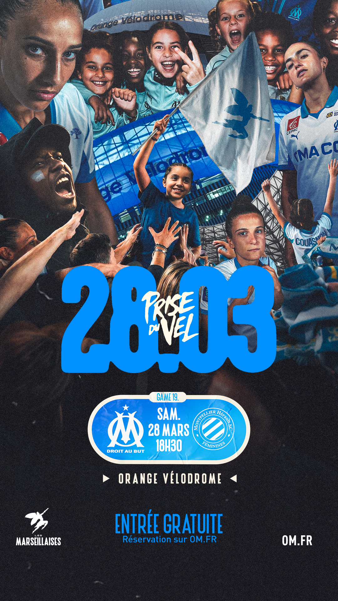 Olympique de Marseille (féminines) vs Montpellier HSCF