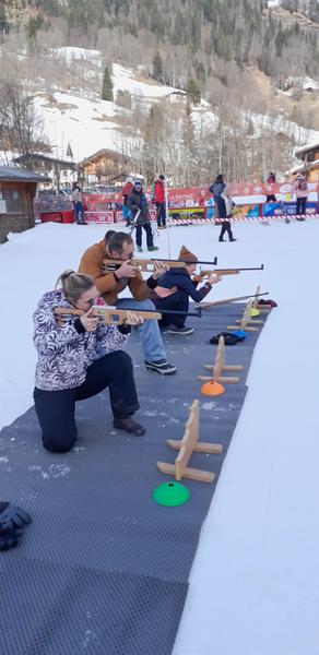 Laser Challenge avec l'ESF_La Giettaz