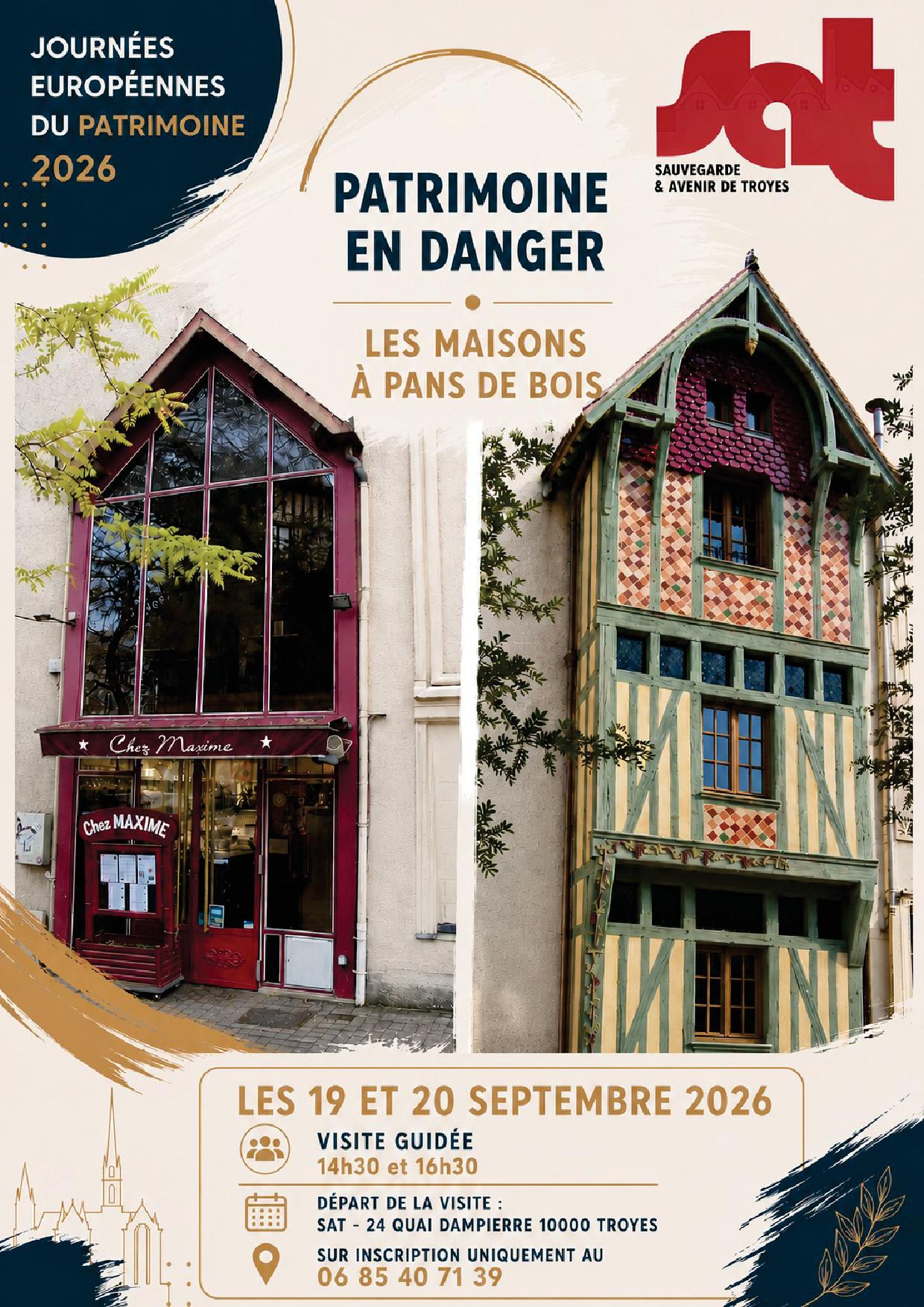 Visite guidée – Patrimoine en danger : les maisons à pans de bois (JEP 2026)