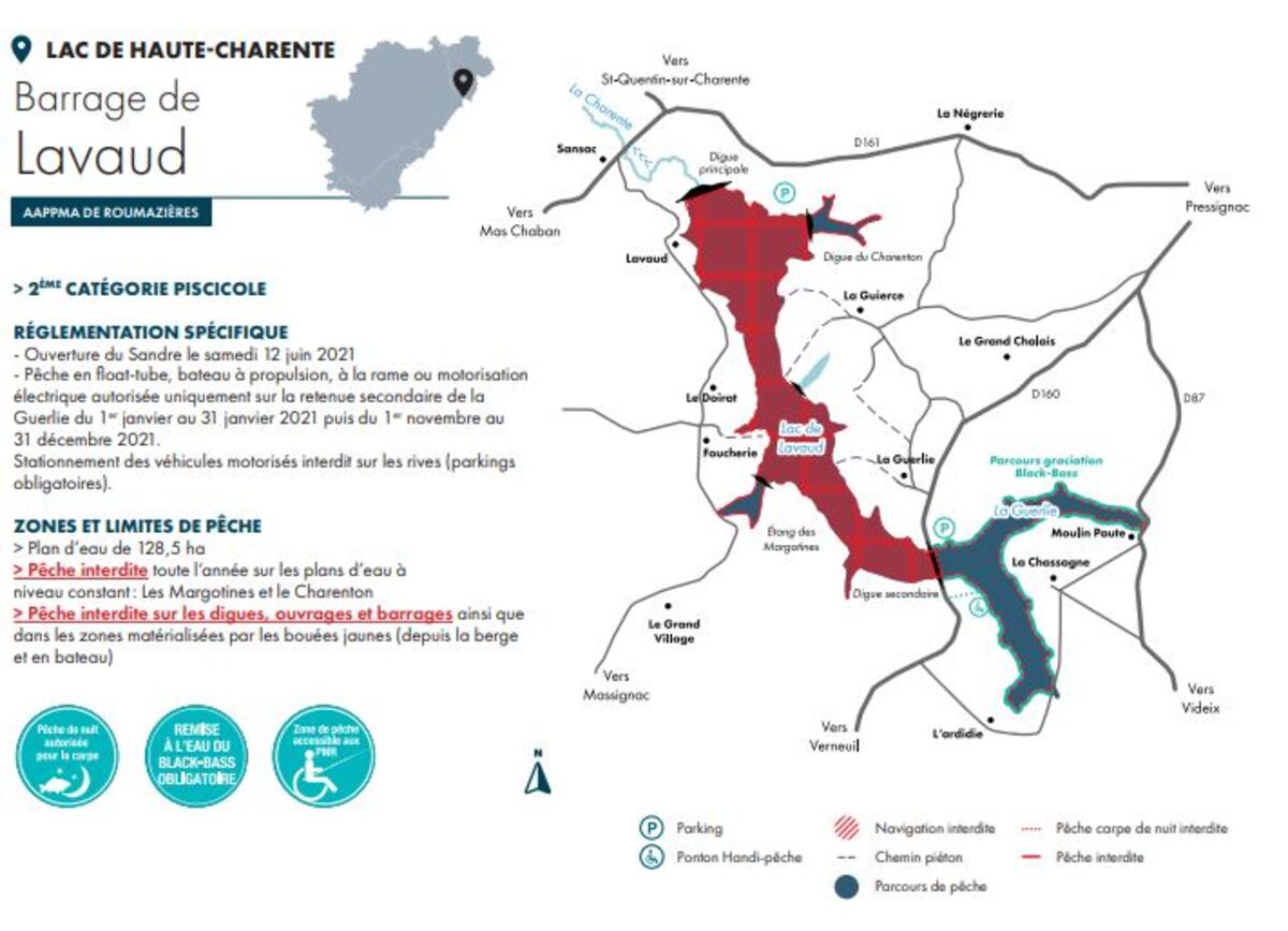 Pêche Lac de Lavaud