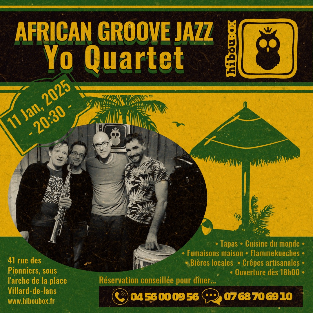 Concert Yo Quartet - African & Groove Jazz