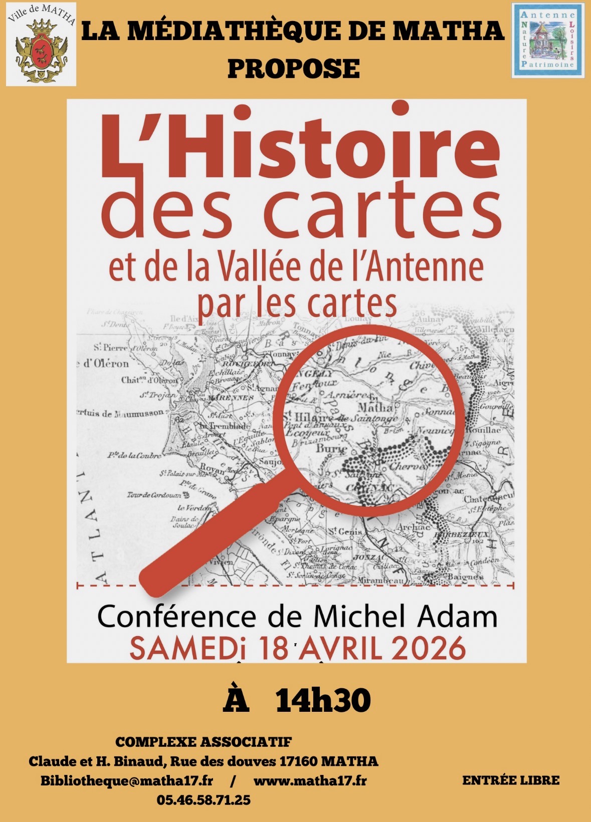 L'histoire des cartes et de la vallée de l'Antenne par les cartes
