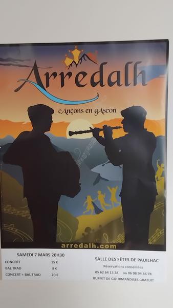 Concert et bal trad Arredalh_Pauilhac