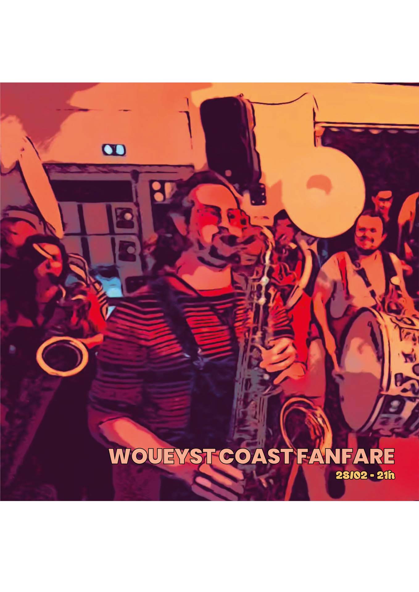 Concert de Woueyst Coast Fanfare - Larsenik Festival