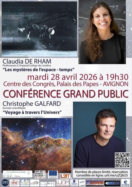 Les mystères de l'espace - temps + Voyage à travers l'Univers_Avignon