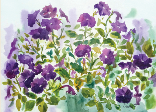 Exposition d'aquarelles - Dudka Tetiana