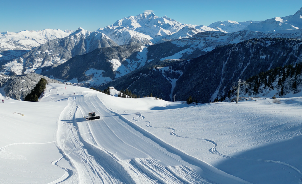 damage pistes du Planay