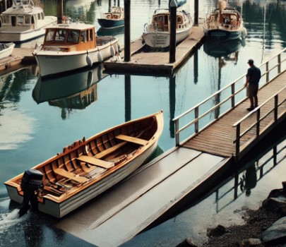 Cale de mise à l'eau de La Perroche