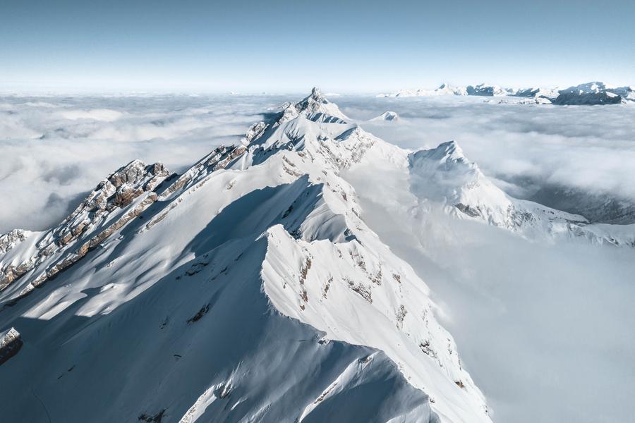 Vue sur la Chaîne des Aravis