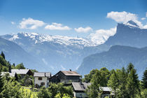 Hameau de Chantemerle sur les hauteurs de Samoëns