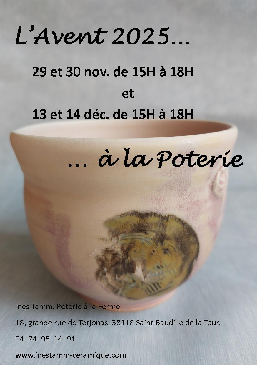Exposition "L'Avent à la poterie Ines Tamm"_Saint-Baudille-de-la-Tour_Balcons d…