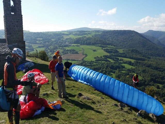 Site de vol parapente : la chapelle du Brionnet