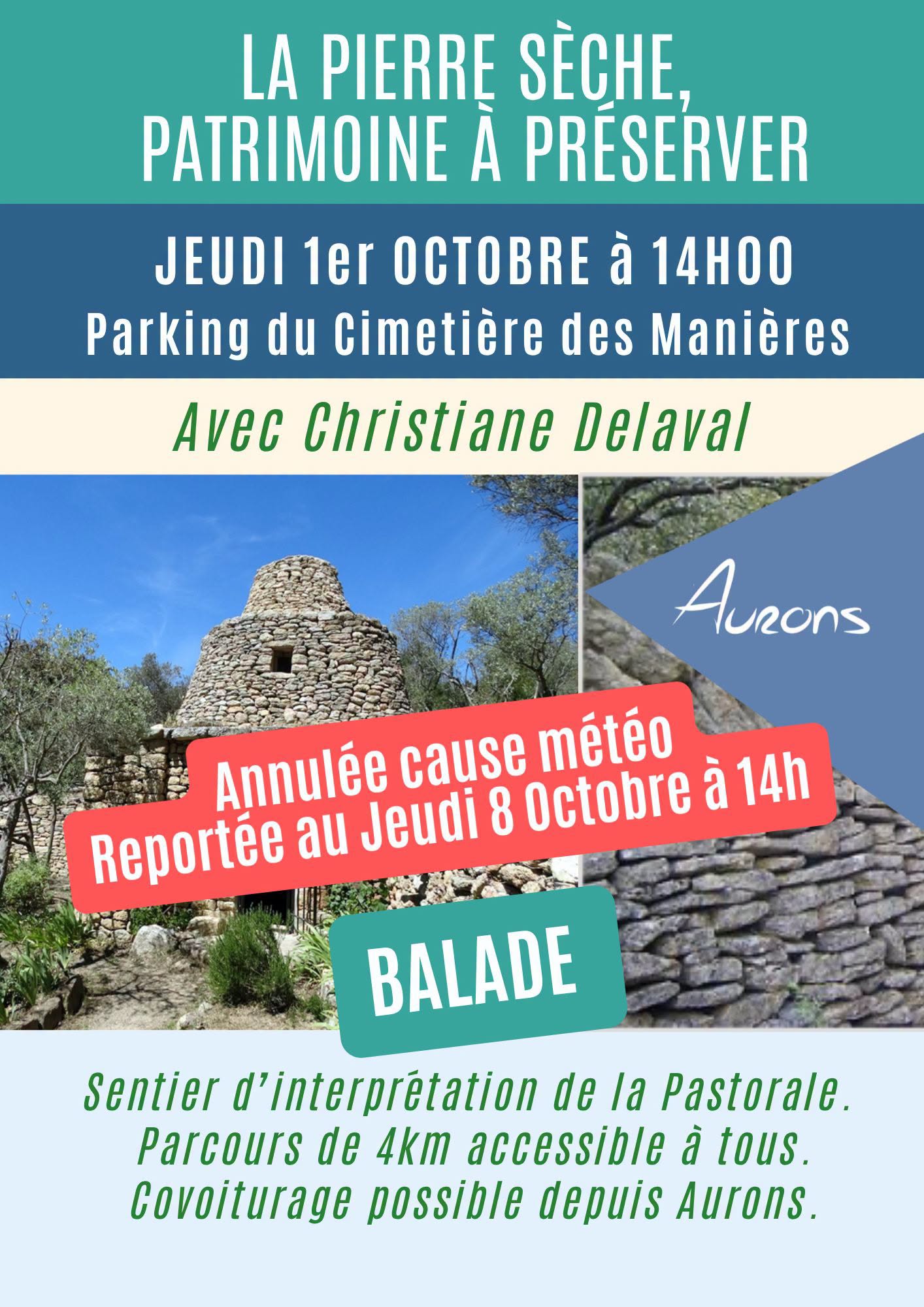 Balade : La pierre sèche, patrimoine à préserver